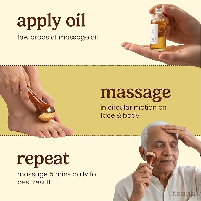 Kansa Wand Ayurveda Foot Massager