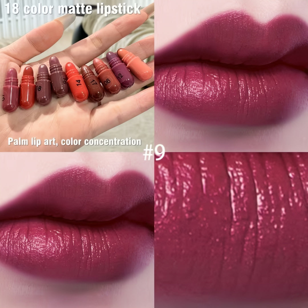 Matte Lipstick Capsule (Pack of 18)