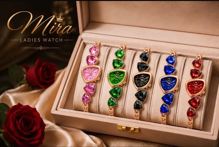 Stone Bracelet Watch with Box