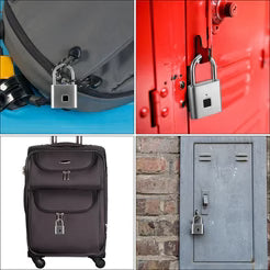Biometric Fingerprint Padlock – USB Rechargeable, Keyless Security