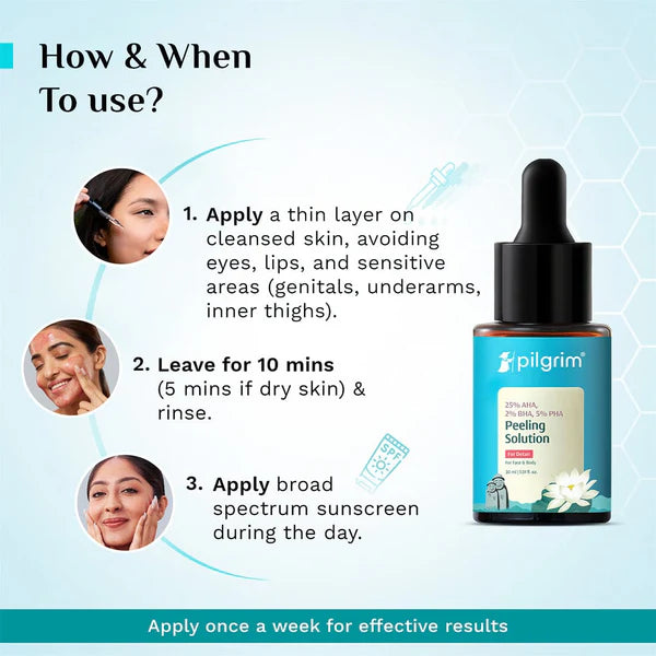 Pilgrim 3X Acid Glow Peel Serum
