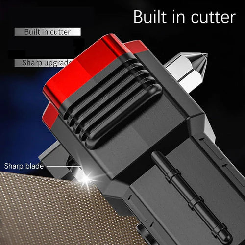 8-in-1 Multi-functional LED Torch, Emergency Window Breaker
