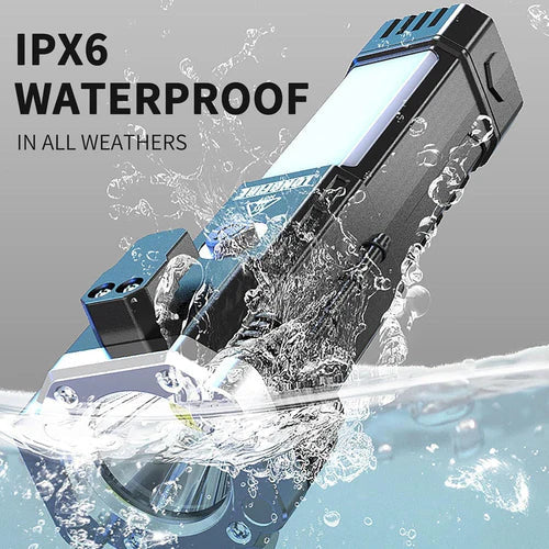 8-in-1 Multi-functional LED Torch, Emergency Window Breaker