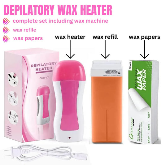 3-in-1 Wax Heater Machine for Hair Removal