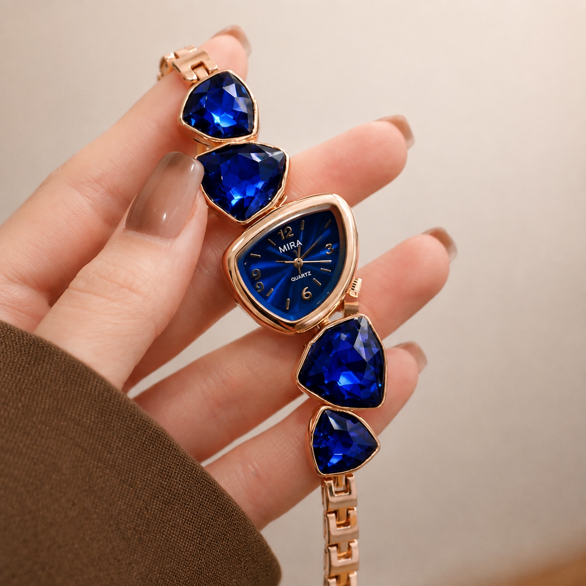 Stone Bracelet Watch with Box