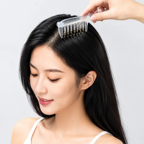2-in-1 Hair Oil Applicator & Scalp Massage Comb