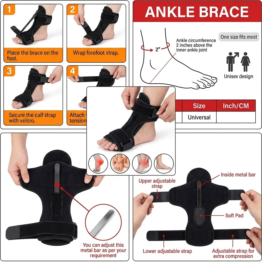 FootDrop Support Brace For FootDrop Problem